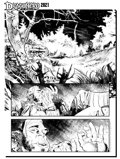 Dragonero 2021 - Tavola di Manolo Morrone.