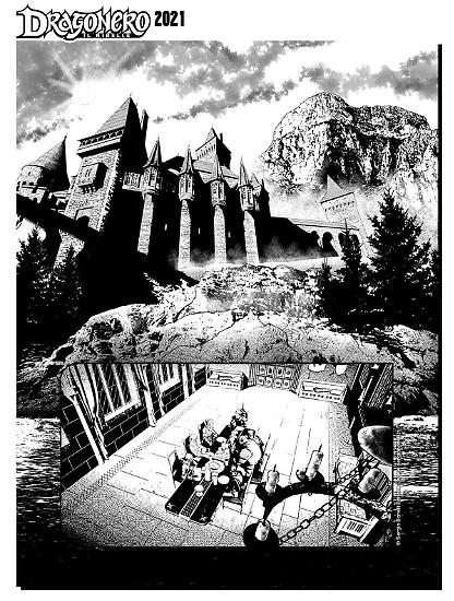 Dragonero 2021 - Tavola di Salvatore Porcaro.