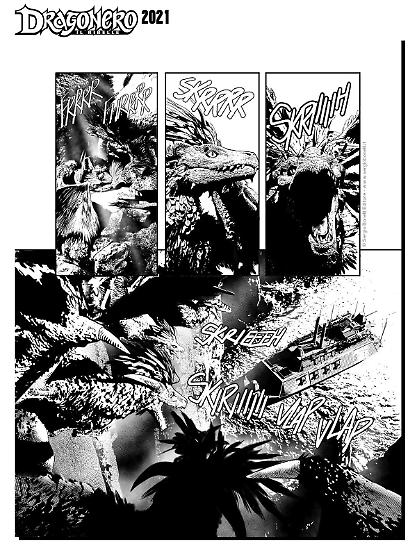 Dragonero 2021 - Tavola di Salvatore Porcaro.