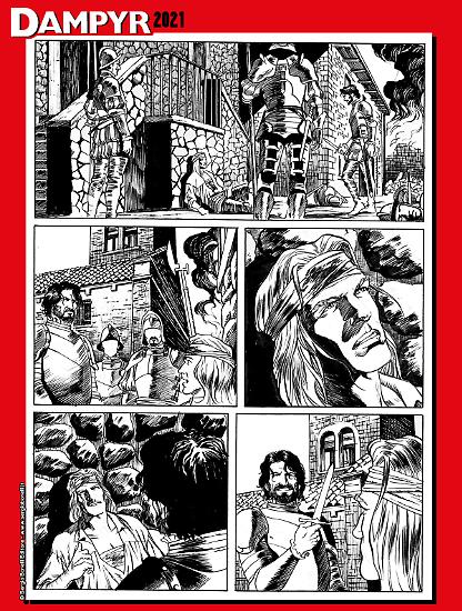 Dampyr 2021 - Tavola di Fabrizio Russo.