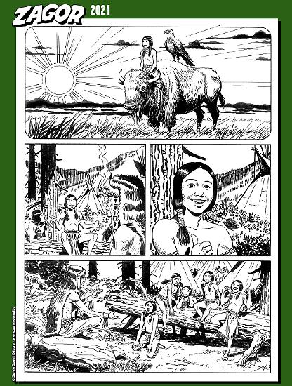 Zagor 2021 - Tavola di Stefano Voltolini.