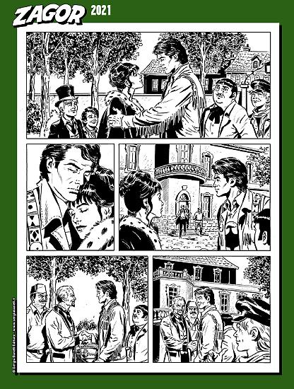 Zagor 2021 - Tavola di Raffaele Della Monica.
