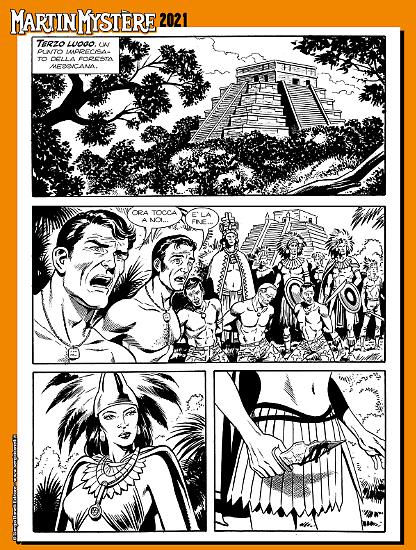 Martin Mystère 2021 - Tavola di Paolo Ongaro.