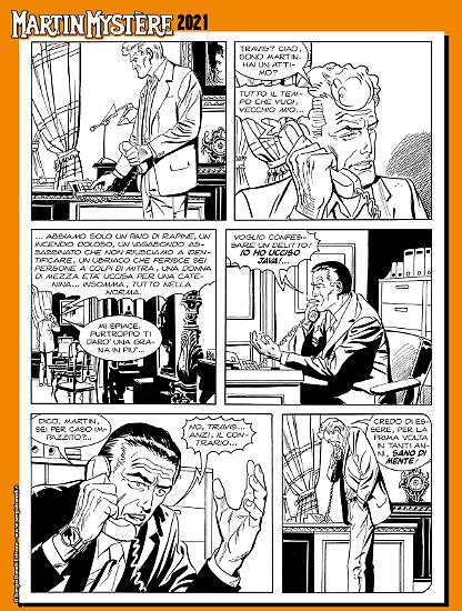 Martin Mystère 2021 - Tavola di Paolo Ongaro.