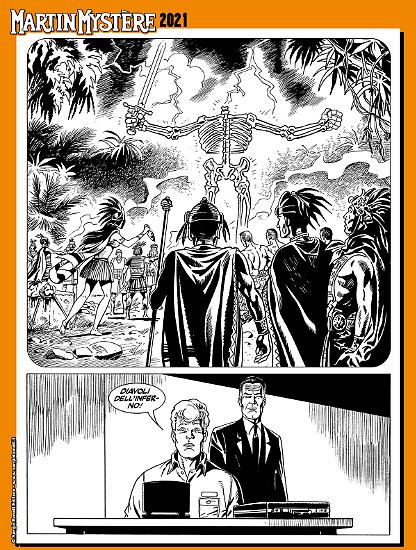 Martin Mystère 2021 - Tavola di Giovanni Romanini.
