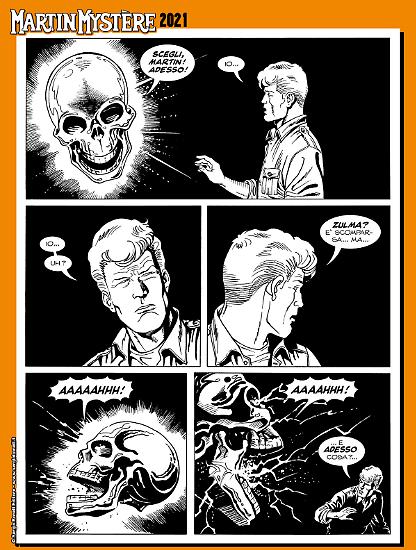 Martin Mystère 2021 - Tavola di Giovanni Romanini.