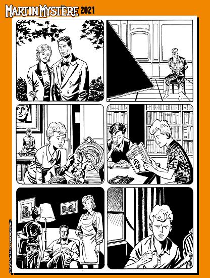 Martin Mystère 2021 - Tavola di Fabio Grimaldi.