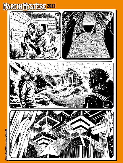Martin Mystère 2021 - Tavola di Fabio Grimaldi.