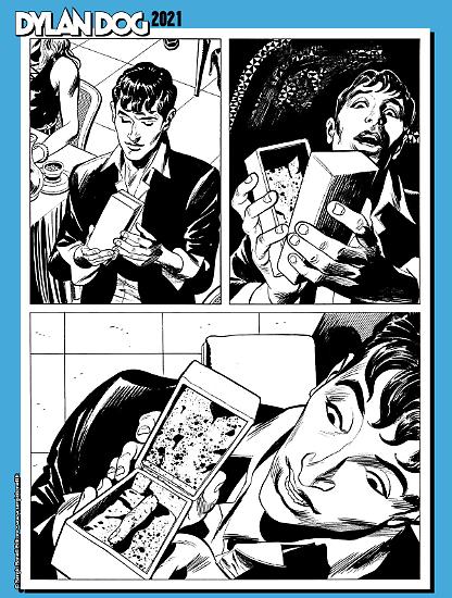 Dylan Dog 2021 - Tavola di Alessandro Baggi.