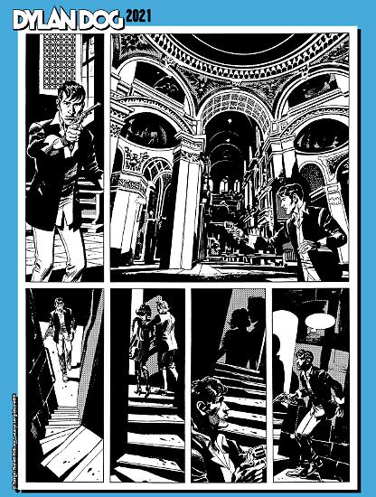 Dylan Dog 2021 - Tavola di Alessandro Baggi.