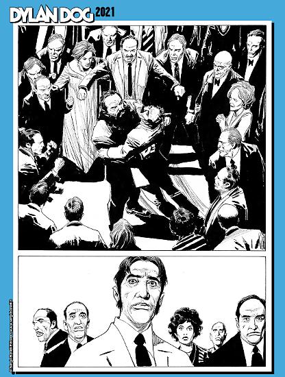Dylan Dog 2021 - Tavola di Corrado Roi.