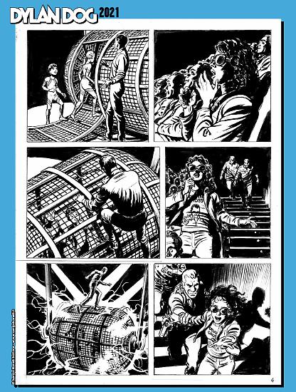Dylan Dog 2021 - Tavola di Gianluca Acciarino.