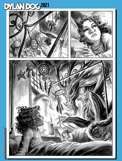 Dylan Dog 2021 - Tavola di Paolo Martinello.