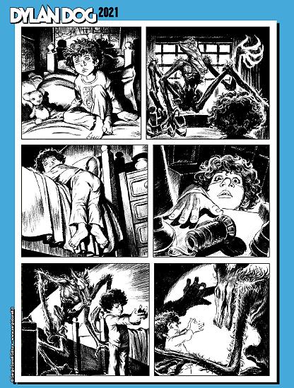 Dylan Dog 2021 - Tavola di Paolo Martinello.