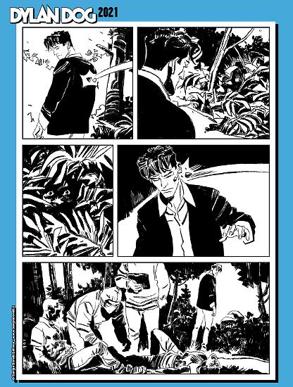 Dylan Dog 2021 - Tavola di Andrea Chella.