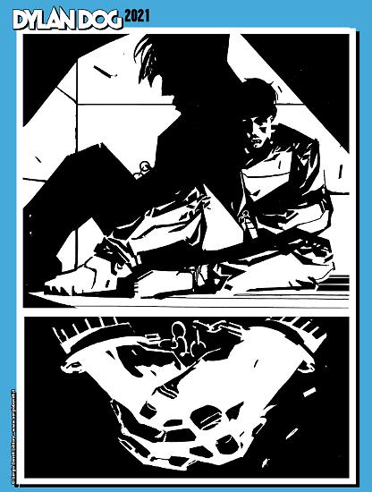 Dylan Dog 2021 - Tavola di Arturo Lauria.