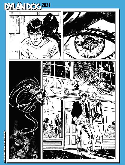 Dylan Dog 2021 - Tavola di Angelo Stano.