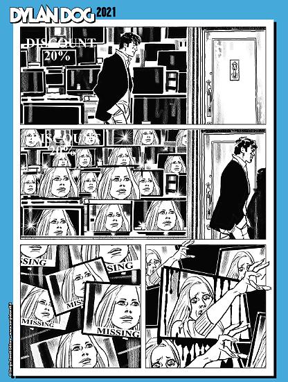 Dylan Dog 2021 - Tavola di Angelo Stano.