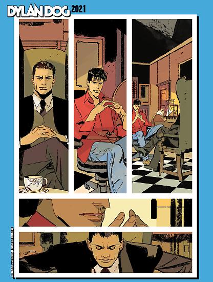 Dylan Dog 2021 - Tavola di Werther Dell'Edera e Gigi Cavenago.