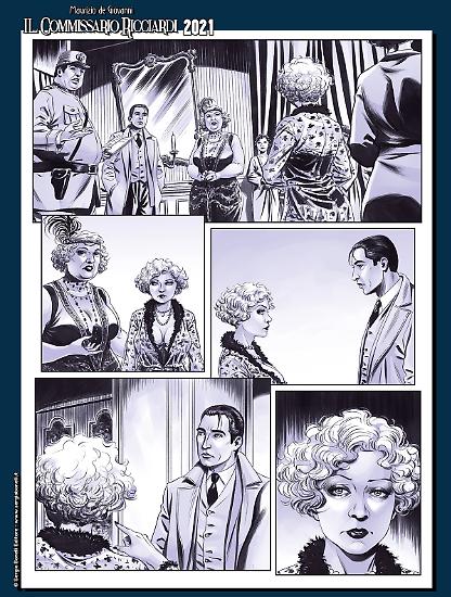 Il Commissario Ricciardi 2021 - Vipera, disegni di Lucilla Stellato.