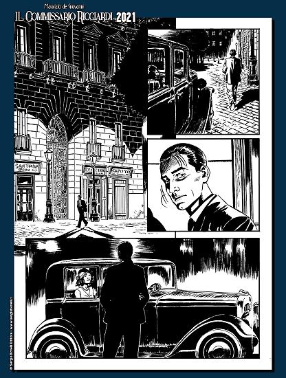 Il Commissario Ricciardi 2021 - In fondo al tuo cuore, disegni di Alessandro Nespolino.