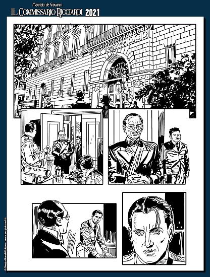 Il Commissario Ricciardi 2021 - Rondini, disegni di Luigi Siniscalchi.
