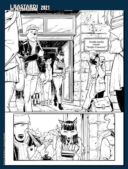 I Bastardi di Pizzofalcone 2021 - Ricciardi Magazine, disegni di Carmelo Zagaria.