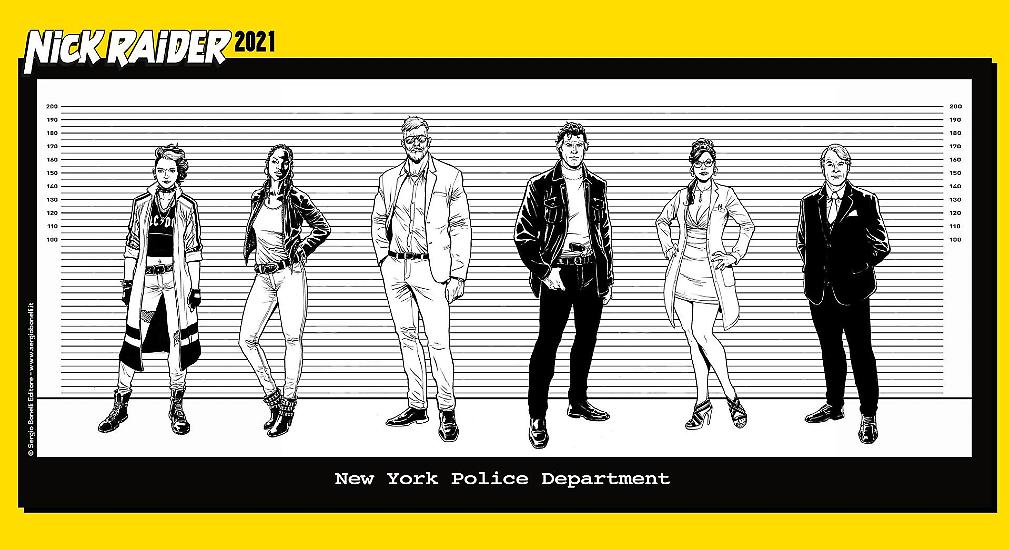 Nick Raider 2021 - Illustrazione di Rosario Raho