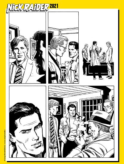 Nick Raider 2021 - Tavola di Giovanni Freghieri