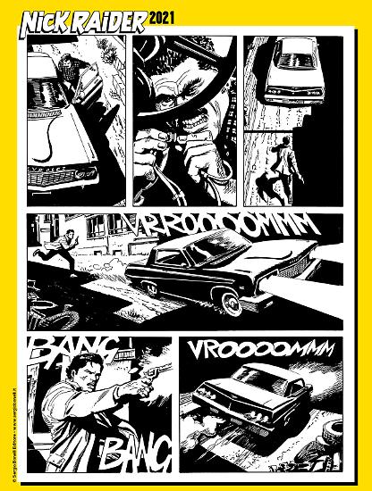 Nick Raider 2021 - Tavola di Giovanni Freghieri