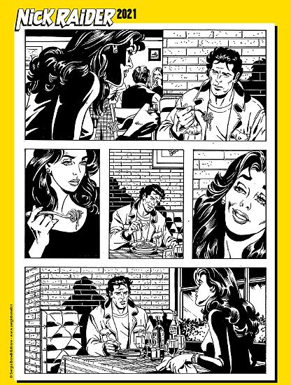 Nick Raider 2021 - Tavola di Mario Jannì