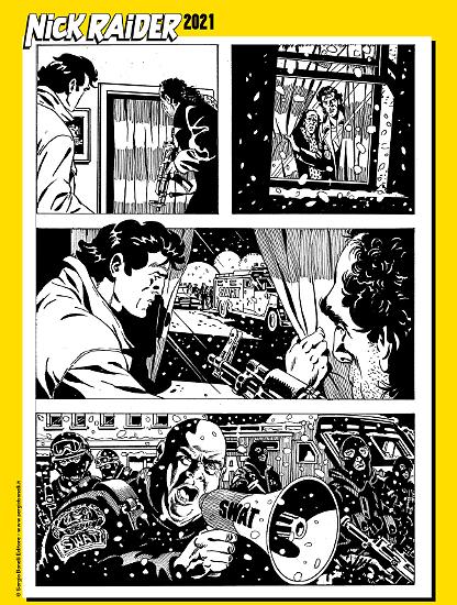 Nick Raider 2021 - Tavola di Mario Jannì