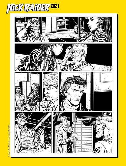 Nick Raider 2021 - Tavola di Ivan Vitolo