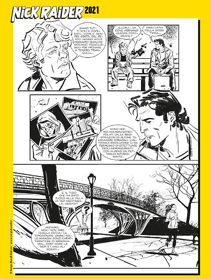 Nick Raider 2021 - Tavola di Ivan Zoni