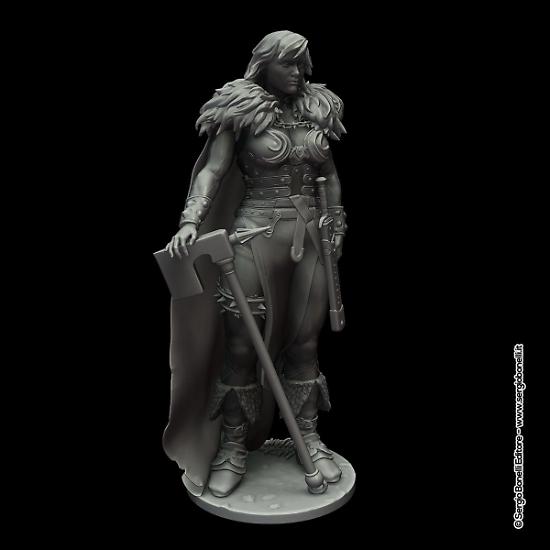 Uno studio 3D di Yannah fatto da Luca Malisan.