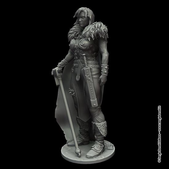 Uno studio 3D di Yannah fatto da Luca Malisan.