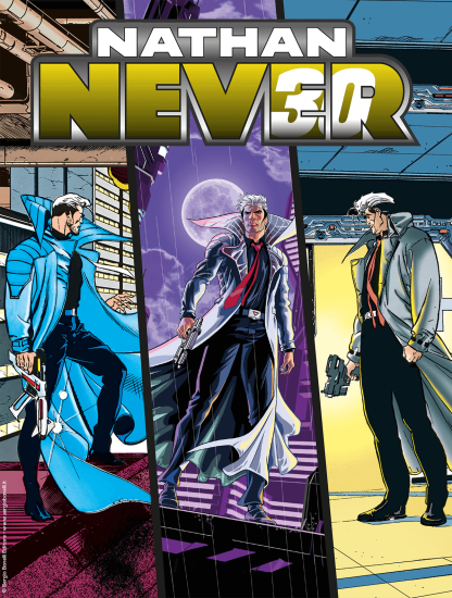 L'albo con le copertine di Nathan Never più amate dai lettori.