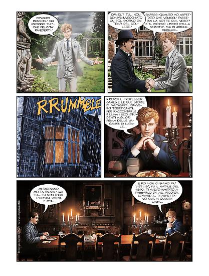 "Danvers Manor", testi di Mauro Boseli, disegni e colori di Alessandro Scibilia.