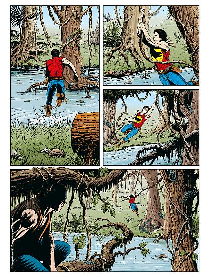Soggetto e sceneggiatura di Luigi Mignacco, disegni di Val Romeo, colori di GFB Comics.