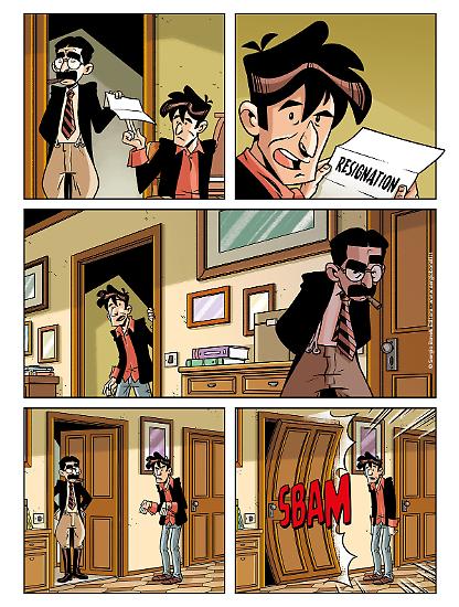 "Un Groucho da collezione", testi di Davide La Rosa, disegni di Luca Bertelè, colori di Manuela Nerolini.