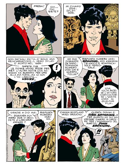 "L'alba dei morti viventi", testi di Tiziano Sclavi, disegni di Angelo Stano, colori di GFB Comics.