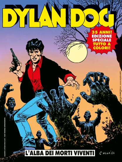 Il mitico numero 1 di Dylan Dog, nella sua versione completamente a colori, in regalo con l'albo 421!