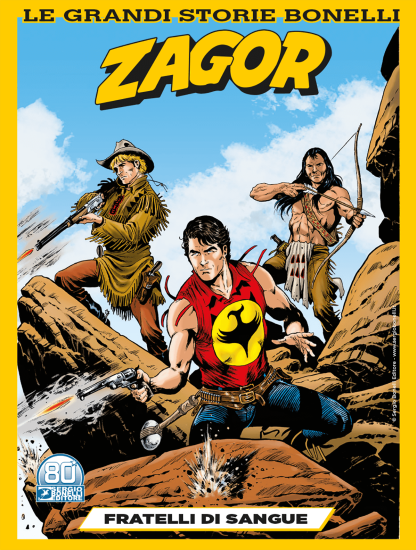 Le Grandi Storie Bonelli - Zagor, "Fratelli di sangue". Disponibile dal prossimo 27 novembre.