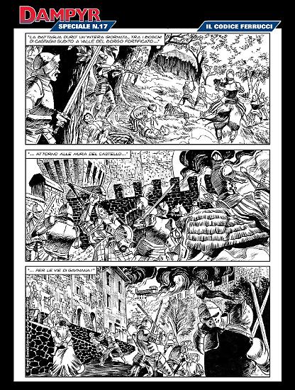 "Il codice Ferrucci", testi di Moreno Burattini, disegni di Fabrizio Russo.