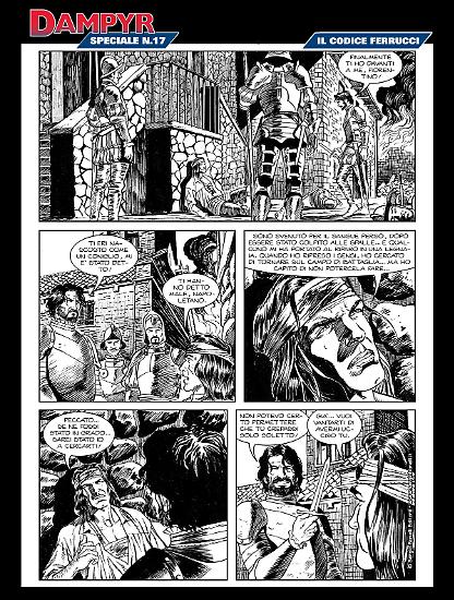 "Il codice Ferrucci", testi di Moreno Burattini, disegni di Fabrizio Russo.