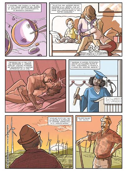 Una tavola di Mattia Surroz da "10 ottobre. Primo volume". Testi di Paola Barbato.
