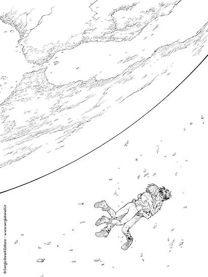 Il disegno di Riccardo Crosa per la copertina di "Sottosopra 3".