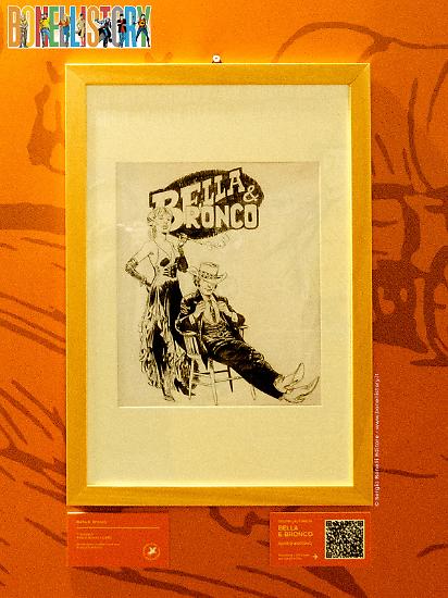 Bonelli Story - Illustrazione non utilizzata per la copertina del primo albo di Bella e Bronco.