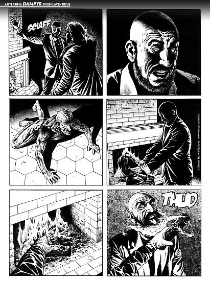 Dampyr 2022 - tavola di Max Avogadro.