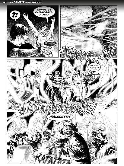 Dampyr 2022 - tavola di Simone Delladio.